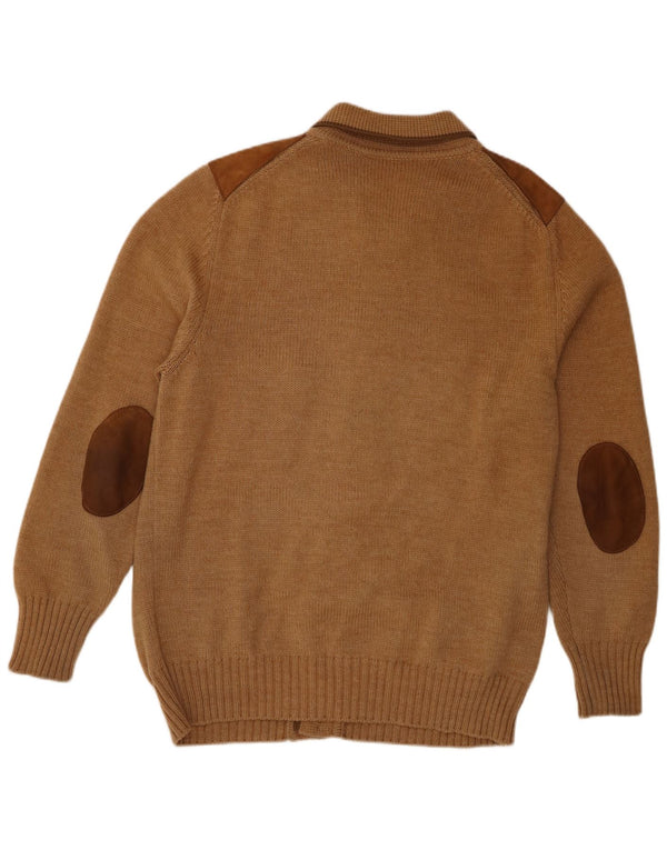 Pulover Cardigan Vintage pentru Barbati IT 56 XL Maro