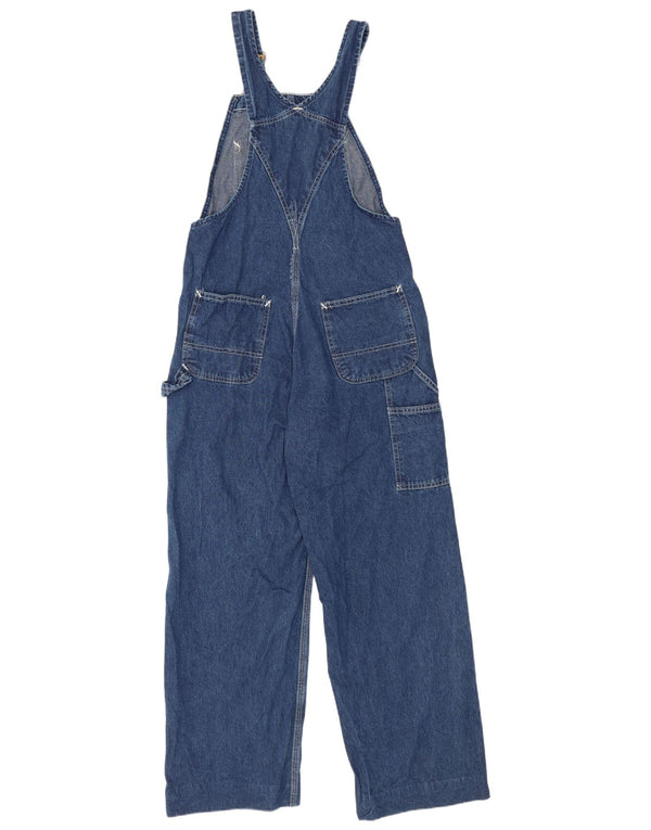 Salopete Carhartt pentru femei, blugi drepti W30 L27 bumbac albastru