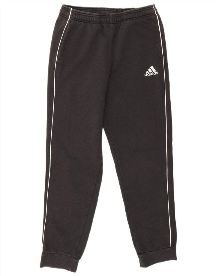 Pantaloni de trening Adidas pentru bărbați Joggeri, bumbac mediu negru