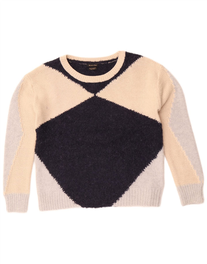 Pulover pentru damă Massimo Dutti cu gât barcă UK 10 mic multicolor