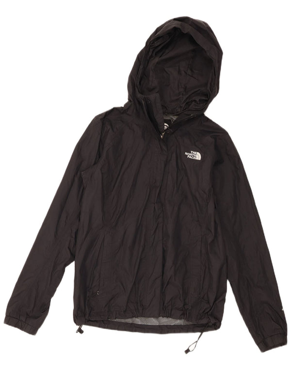Jachetă de ploaie cu glugă The North Face pentru femei UK 10 Small Black Nylon