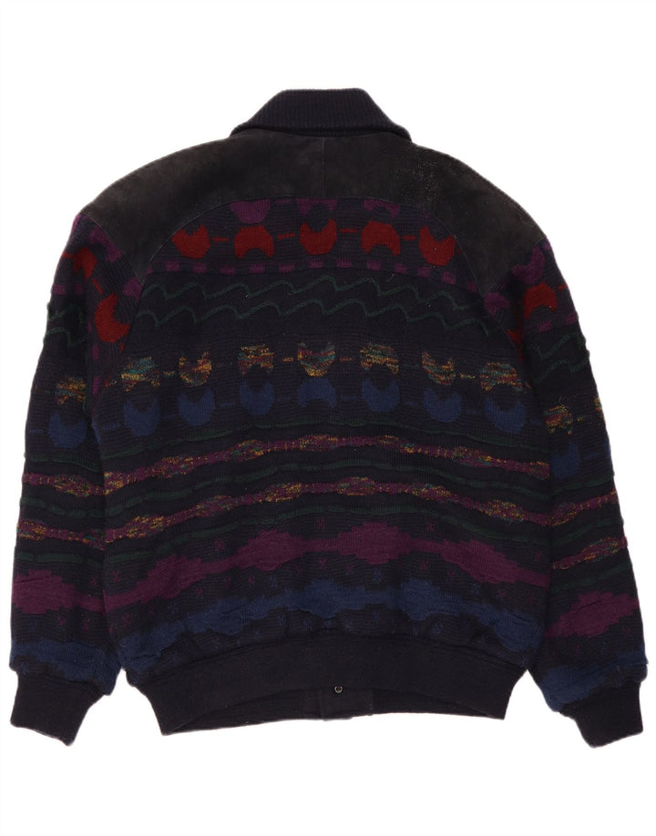 Pulover Cardigan Bărbați C&A IT 48/50 Mediu Bleumarin cu dungi Acrilic