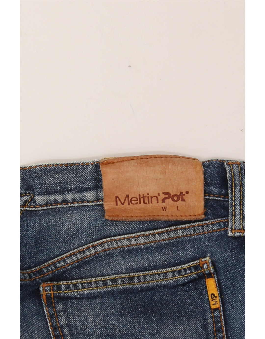 MELTIN' POT Mens Denim Shorts W30 Medium  Blue Vintage Meltin' Pot and Second-Hand Meltin' Pot from Messina Hembry 