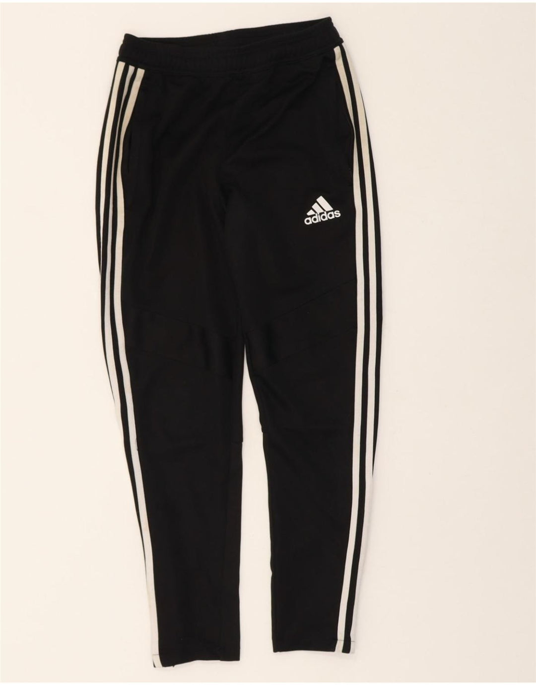 ADIDAS Mens Tracksuit Trousers XS  Black Polyester Vintage Adidas and Second-Hand Adidas from Messina Hembry 