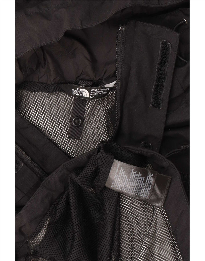 Jachetă de ploaie cu glugă The North Face pentru bărbați UK 36 Small Black Nylon