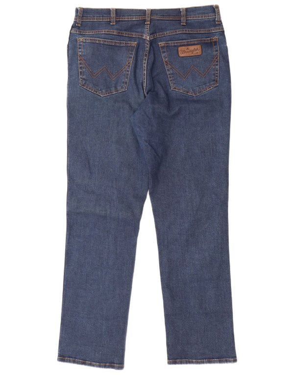 WRANGLER Blugi pentru bărbați Texas Stretch drepte W36 L34 Bumbac albastru