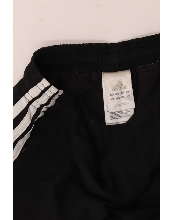 Pantaloni de trening Adidas pentru femei Joggeri UK 10 Poliester negru mic