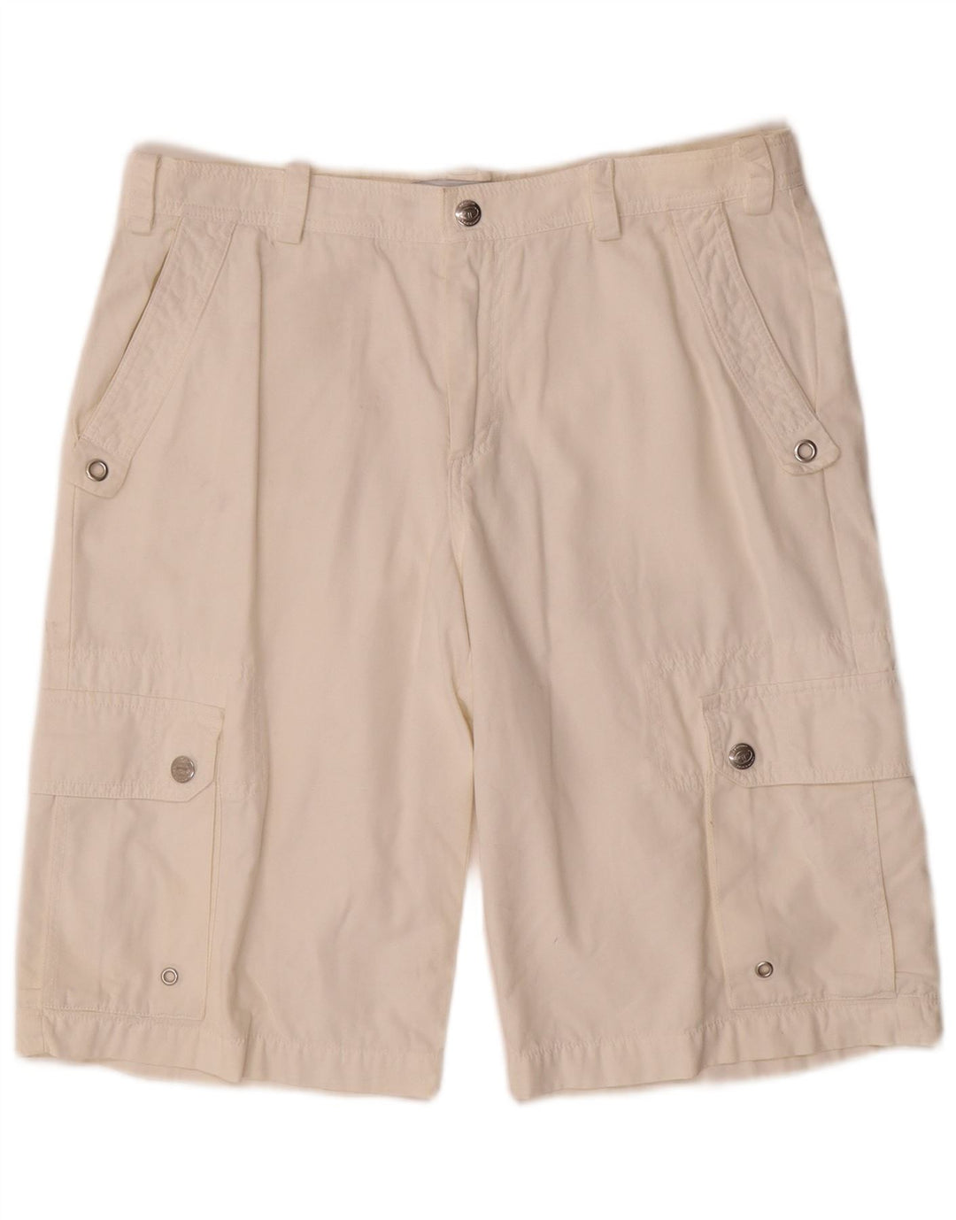 Pantaloni scurți cargo pentru bărbați Sergio Tacchini W32 Medium White