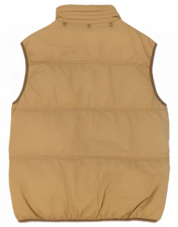 New Penny Gilet căptușit pentru femei UK 14 Large Beige Nylon