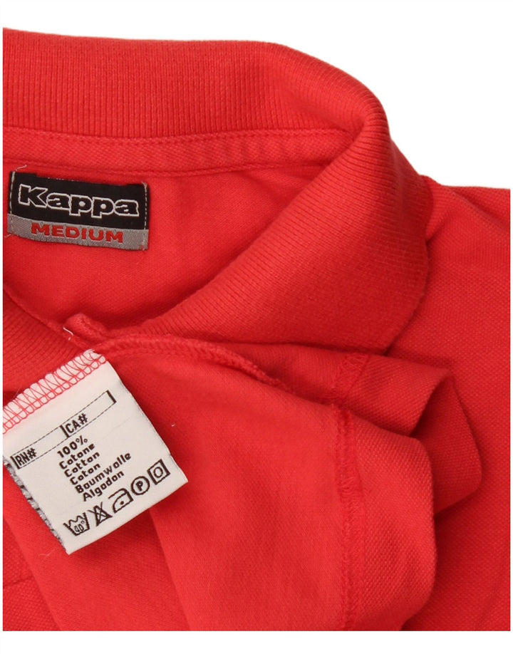 Tricou polo Kappa pentru femei UK 14, bumbac roșu mediu