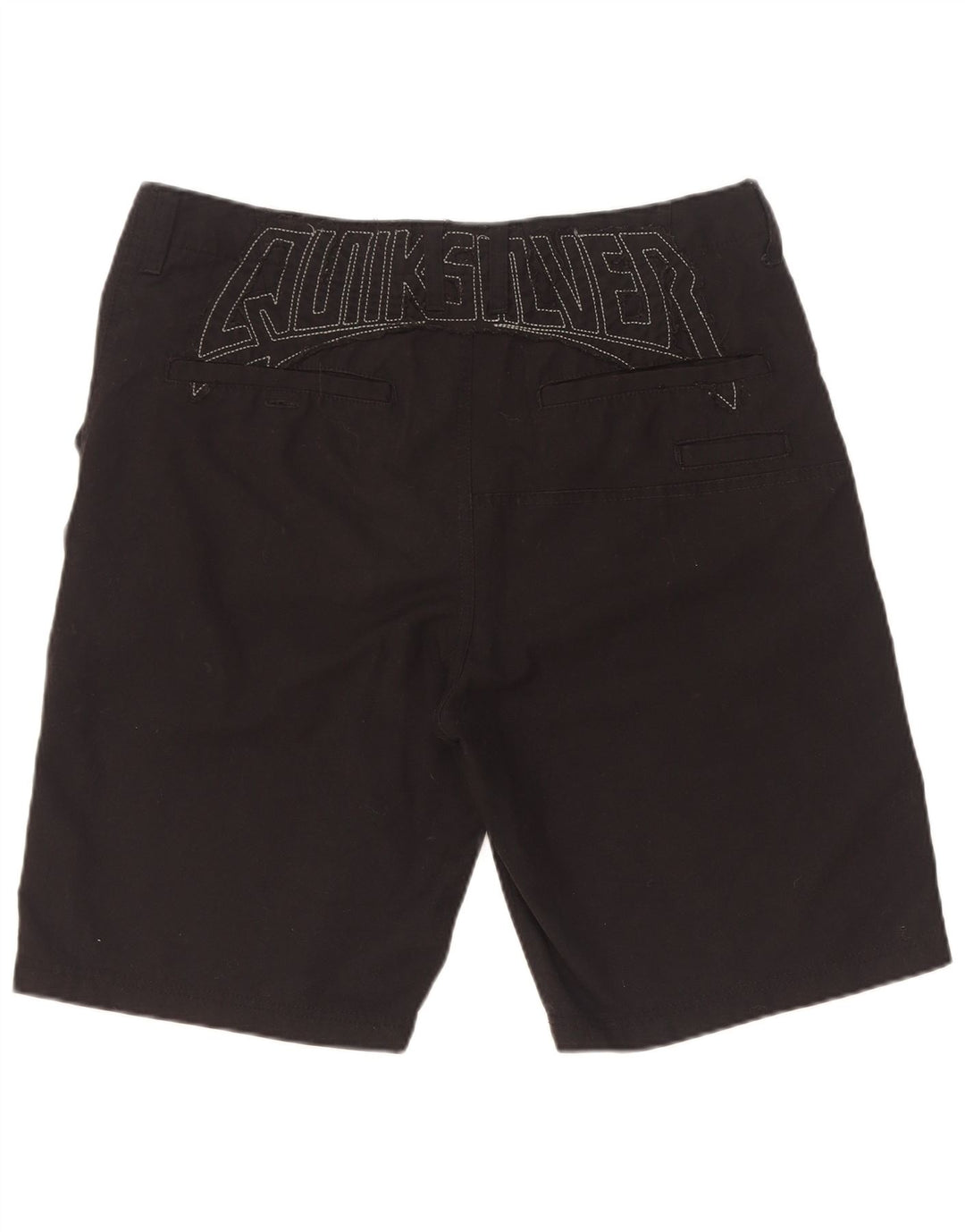 Pantaloni scurți chino grafic pentru bărbați Quiksilver W34 Poliester negru mare