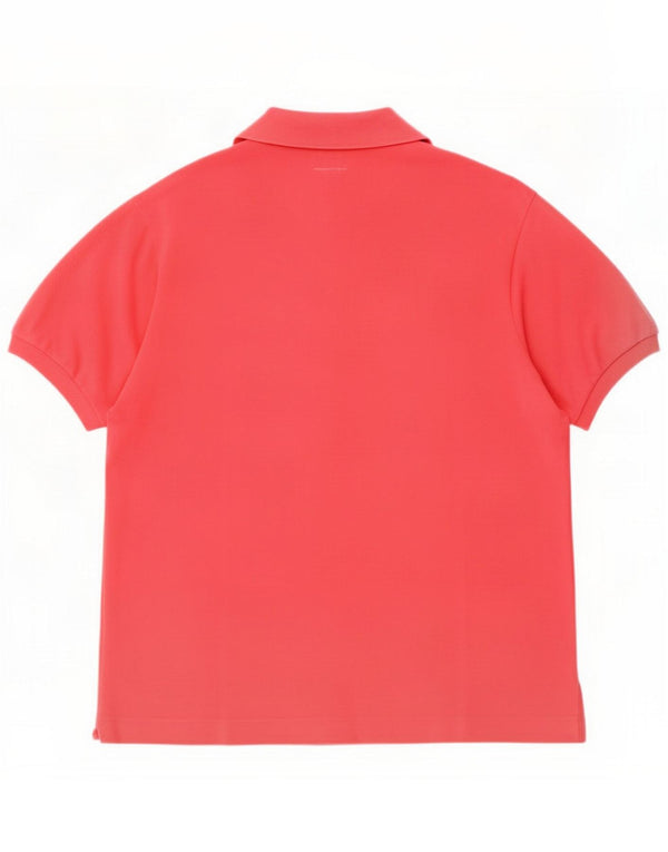 Lacoste Mens Polo Shirt Size 5 Large Pink Cotton