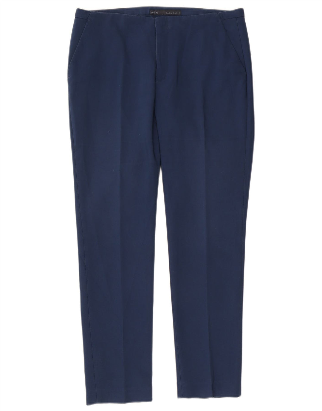 Pantaloni chino slim pentru femei Zara L30 L27 Albastru
