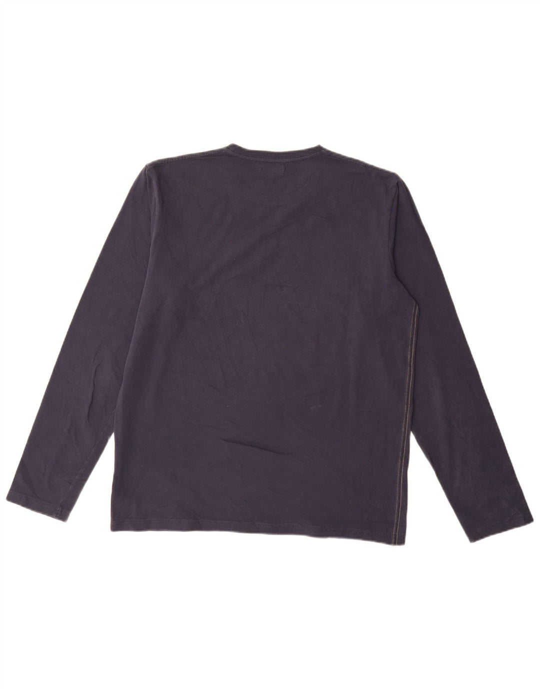 Tricou cu mânecă lungă pentru bărbați Gaudi, albastru bleumarin, bumbac