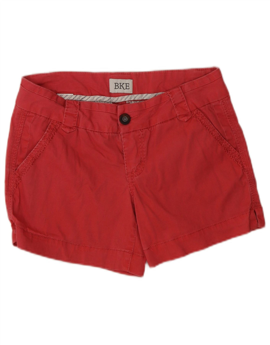 Pantaloni scurti casual BKE pentru femei W26 Bumbac roșu mic