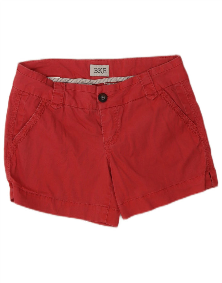 Pantaloni scurti casual BKE pentru femei W26 Bumbac roșu mic