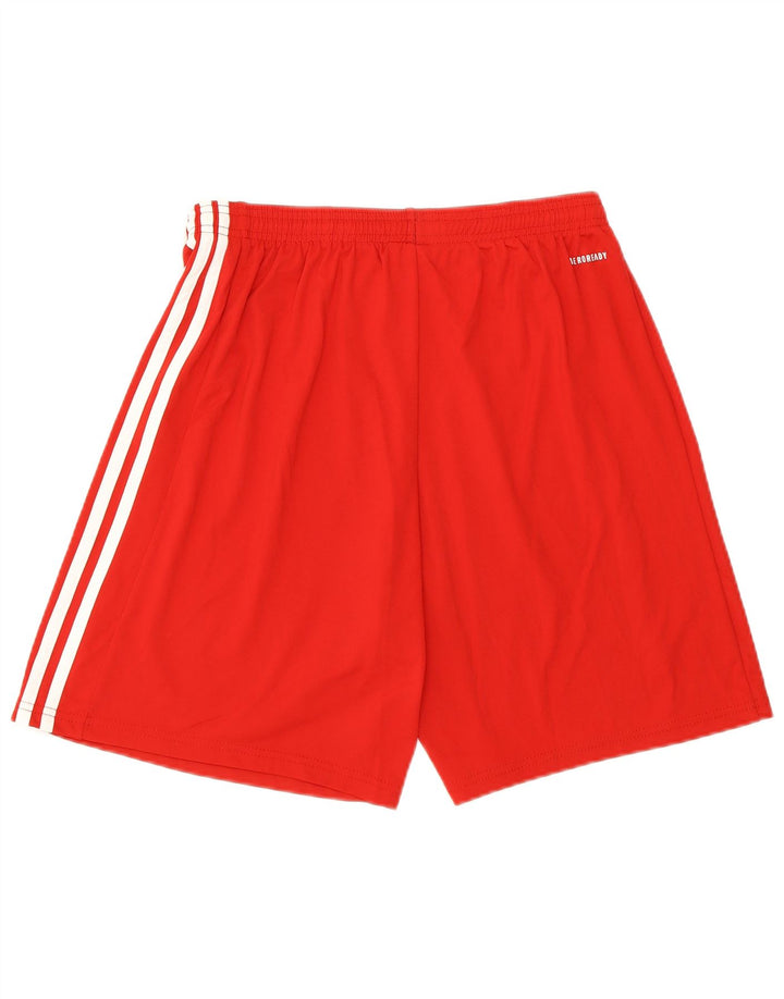 Pantaloni scurți sport Aeroready Adidas pentru bărbați, poliester roșu mare