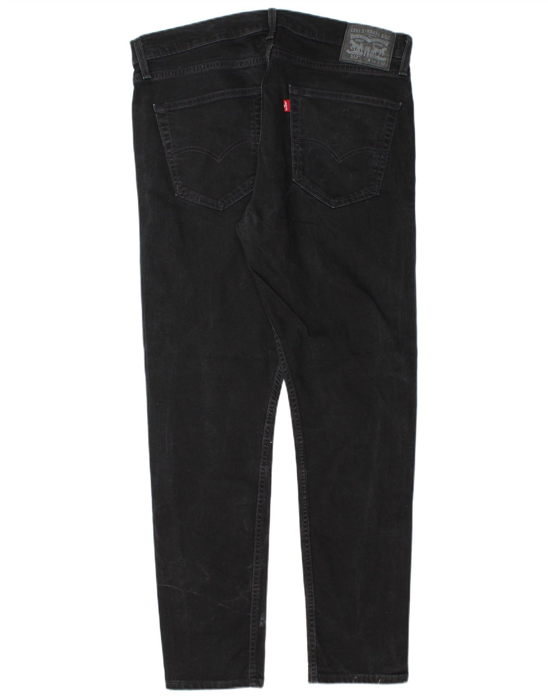 Blugi 512 slim pentru bărbați LEVI'S W36 L32 bumbac negru