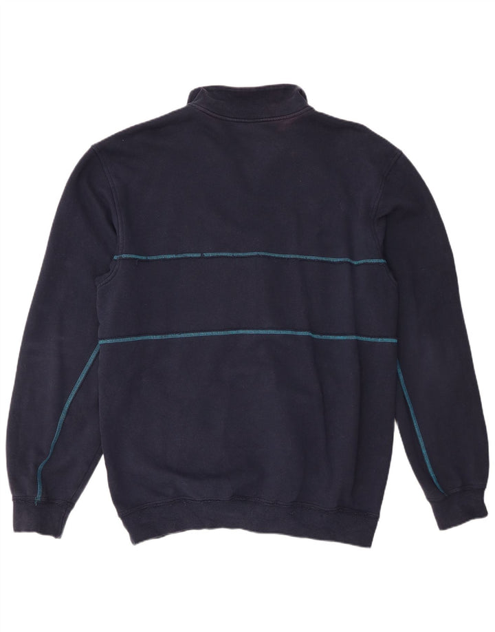 Jachetă de top pentru trening grafic pentru bărbați Adidas XL, bumbac, albastru bleumarin