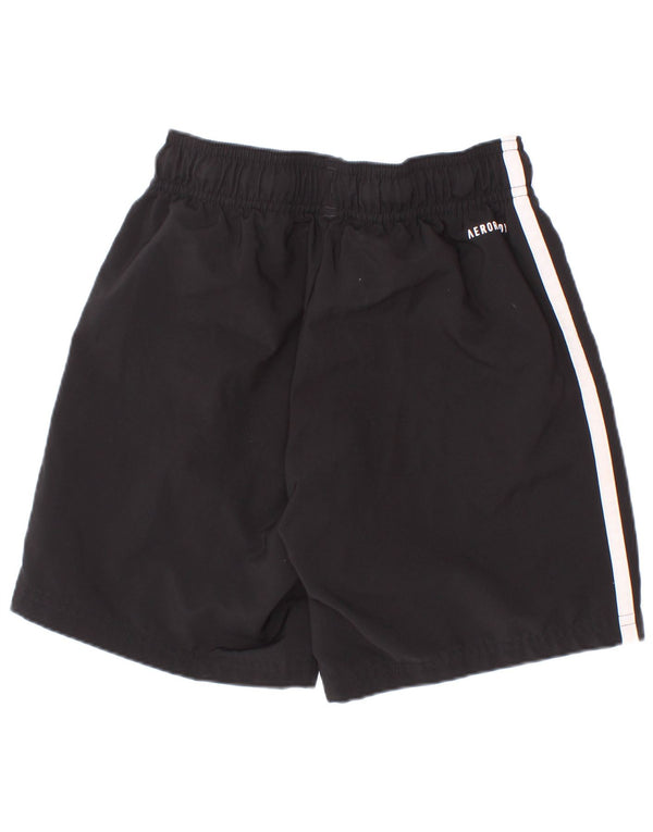 Pantaloni scurți sport Aeroready Adidas pentru băieți 7-8 ani poliester negru