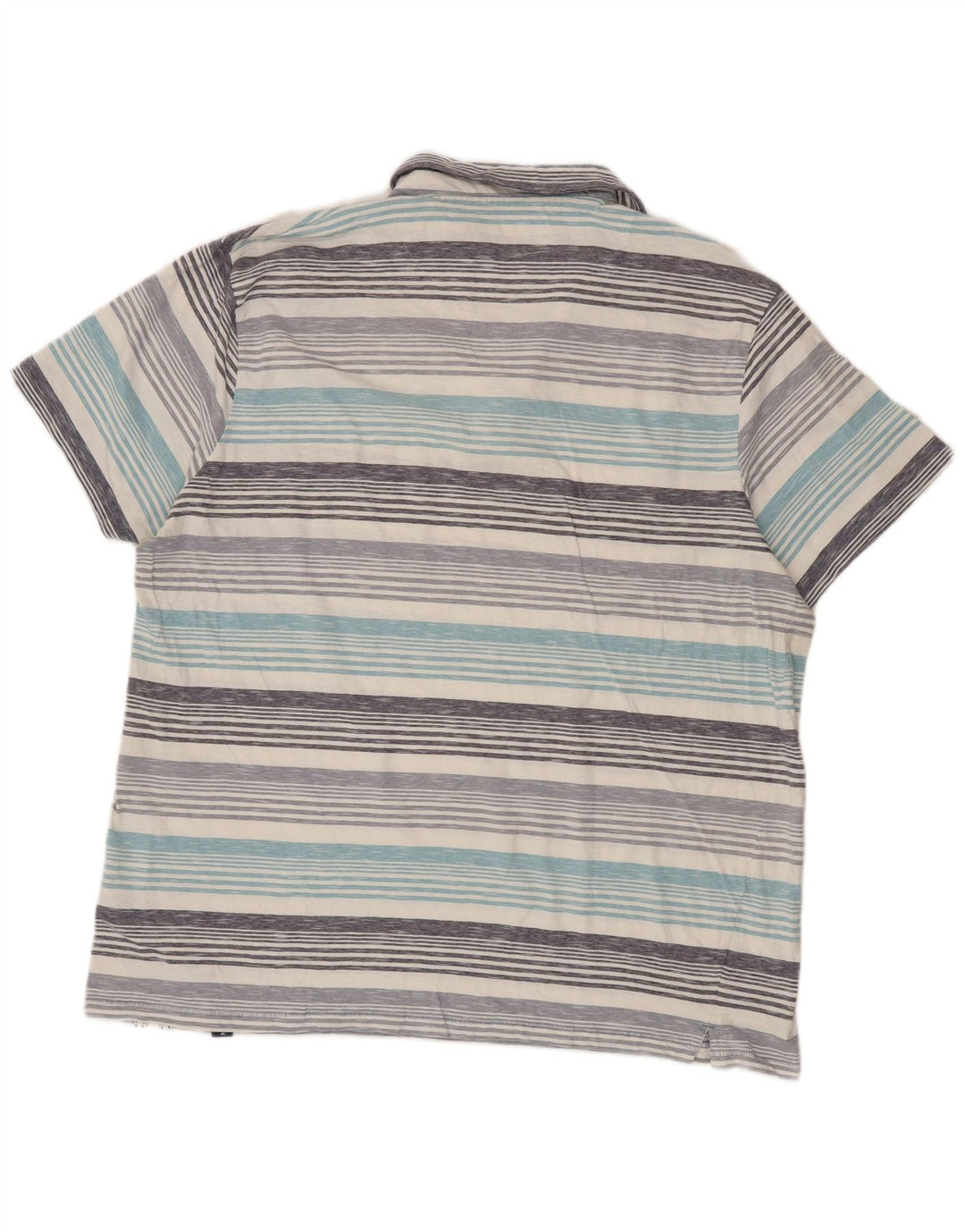 Tricou polo pentru bărbați Weird Fish 2XL, bumbac cu dungi albastre