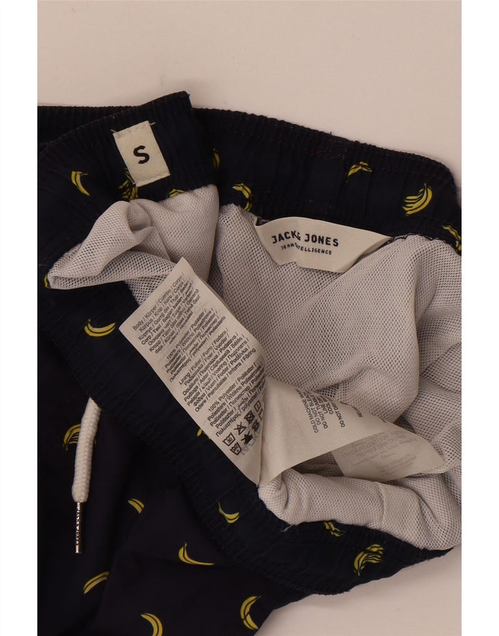 Pantaloni scurți de înot cu grafică Jack & Jones pentru bărbați, poliester mici, albastru