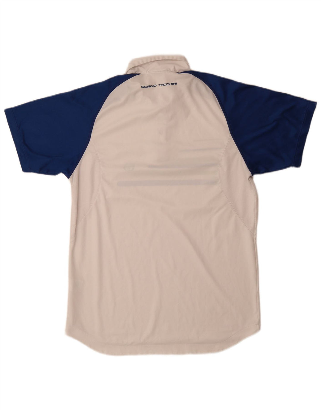 Tricou polo Sergio Tacchini pentru bărbați, mare, alb, din poliester