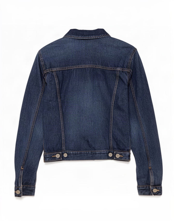 Jachetă de blugi pentru femei Benetton UK 10 Small Blue