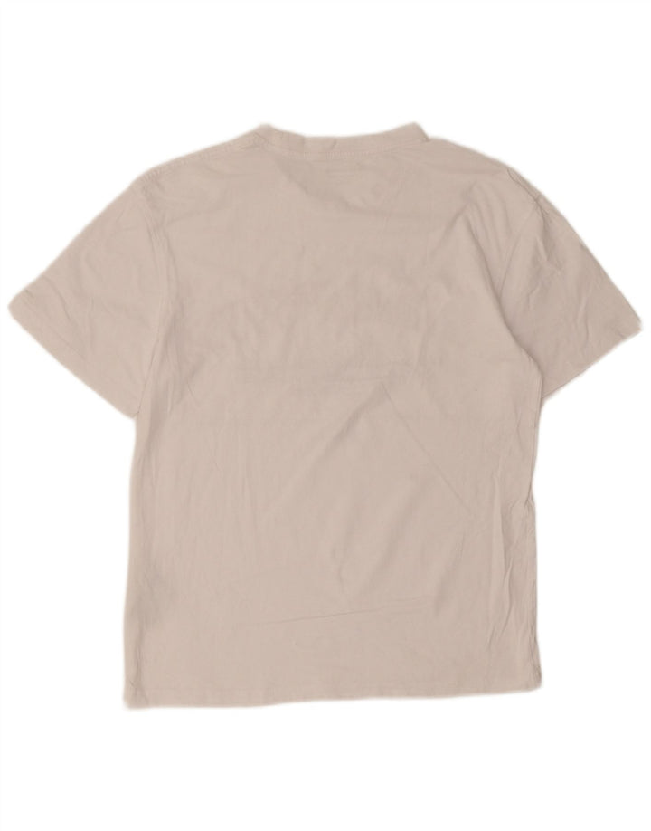 Tricou cu grafic Jack & Jones pentru bărbați Top mediu din bumbac alb