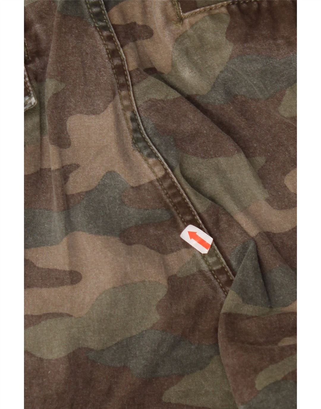 BENETTON Joggeri pentru bărbați Pantaloni cargo IT 50 Large W36 L32 Kaki Camuflaj