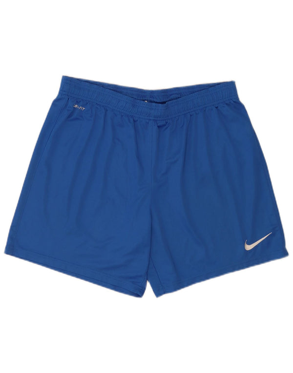 Pantaloni scurți sport pentru bărbați Nike Graphic Regular Fit Sport mari, albastru din poliester