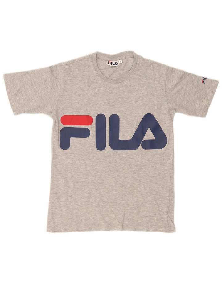 Tricou cu grafică pentru bărbați Fila Top XS Grey Flecked