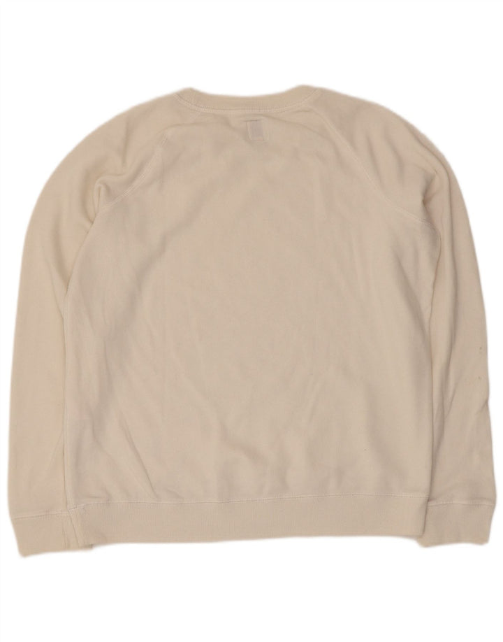 Pulover Jack Wills pentru femei, UK 14, mare, alb, bumbac