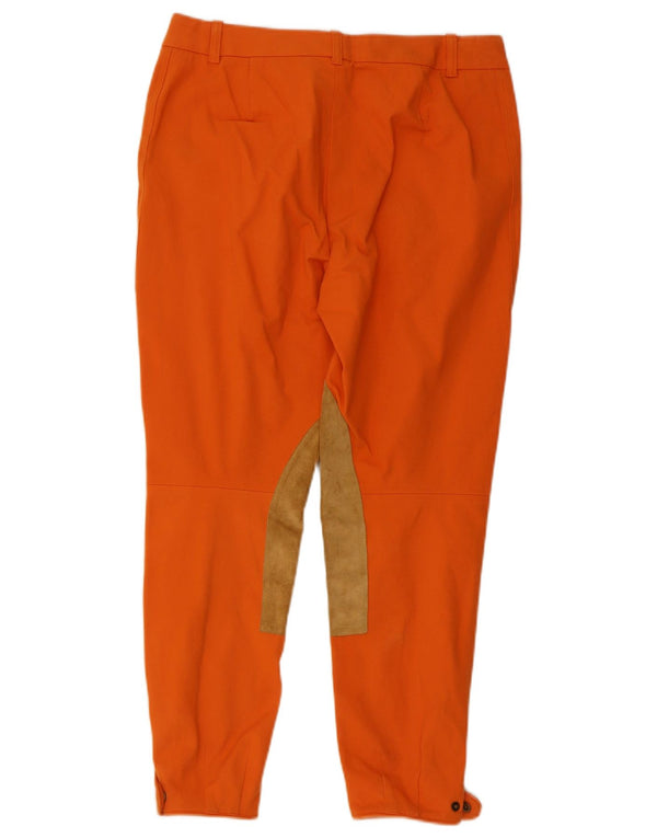 Pantaloni tăiați pentru călărie Ralph Lauren pentru femei US 6 Medium W30 L26 Portocaliu