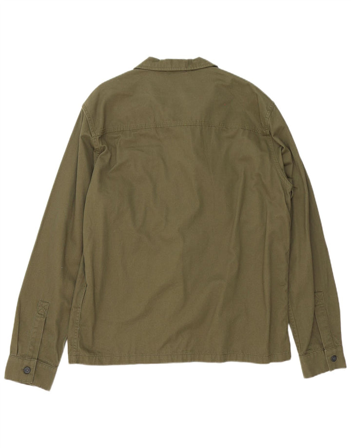 Cămașă Jack & Jones pentru bărbați, bumbac kaki mare