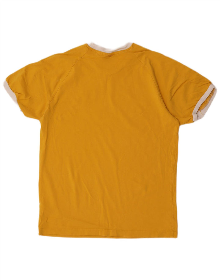 Tricou pentru bărbați Adidas Top Bumbac galben mediu