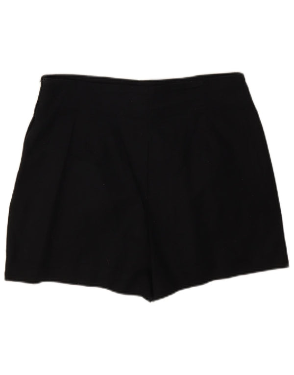 Pantaloni de talie înaltă Zara pentru femei, mari W30, bumbac negru