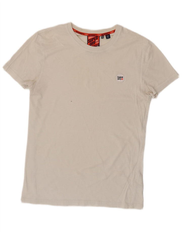 SUPERDRY Tricou Bărbați Top Medium Alb Bumbac