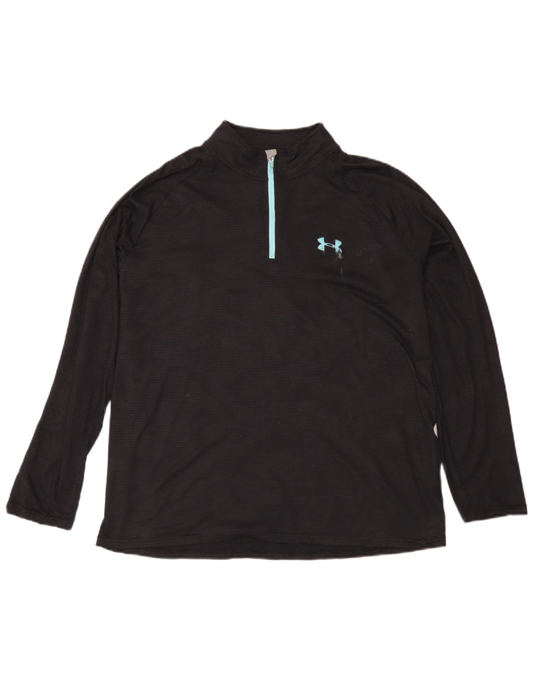 Pulover pentru bărbați Under Armour Heat Gear, cu fermoar, cu gât, mare, negru
