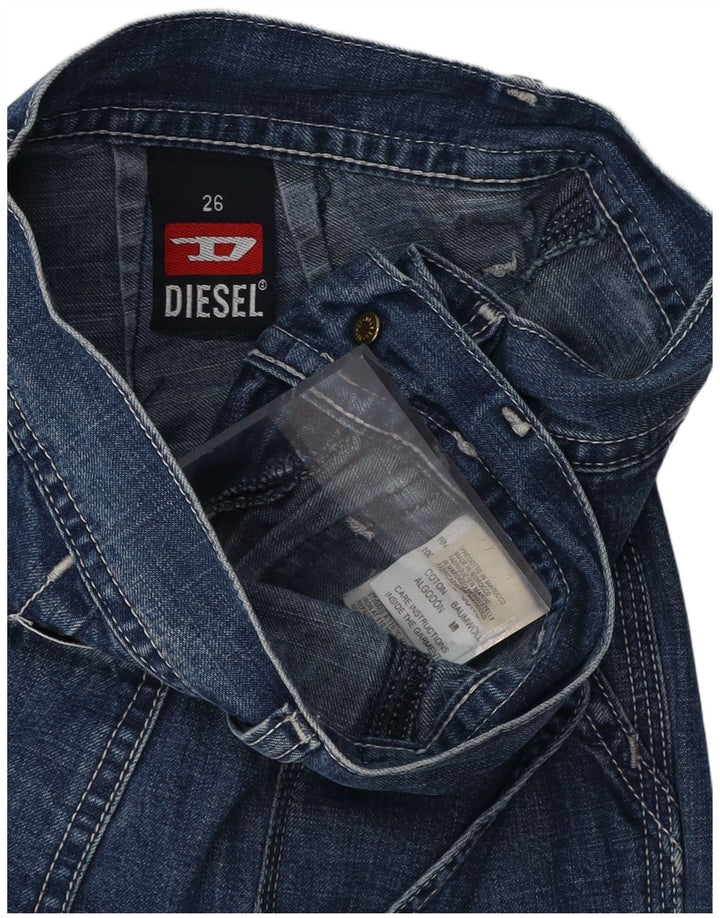 DIESEL Blugi Bootcut pentru Damă W26 L27 Bumbac Albastru