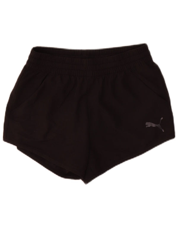 Pantaloni scurți sport Puma băieți 15-16 ani poliester negru