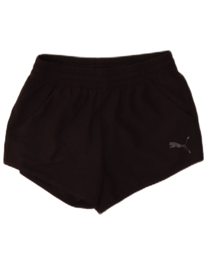Pantaloni scurți sport Puma băieți 15-16 ani poliester negru