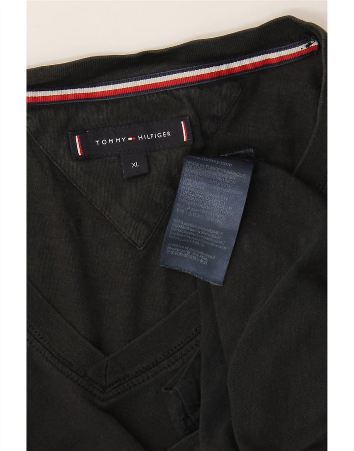 Tricou pentru bărbați Tommy Hilfiger Top XL bumbac negru