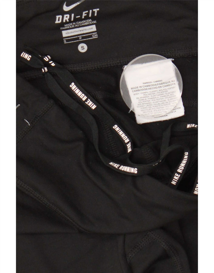 Leggings Dri Fit Nike pentru femei UK 10, poliester negru mic