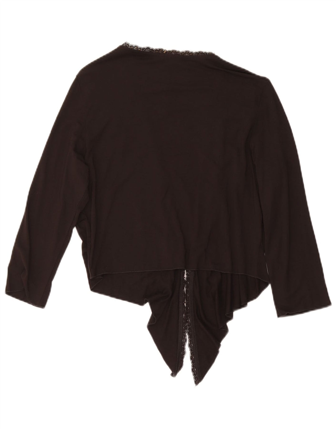 PHASE EIGHT Top cardigan cu mâneci 3/4 pentru femei UK 14 Maro mediu