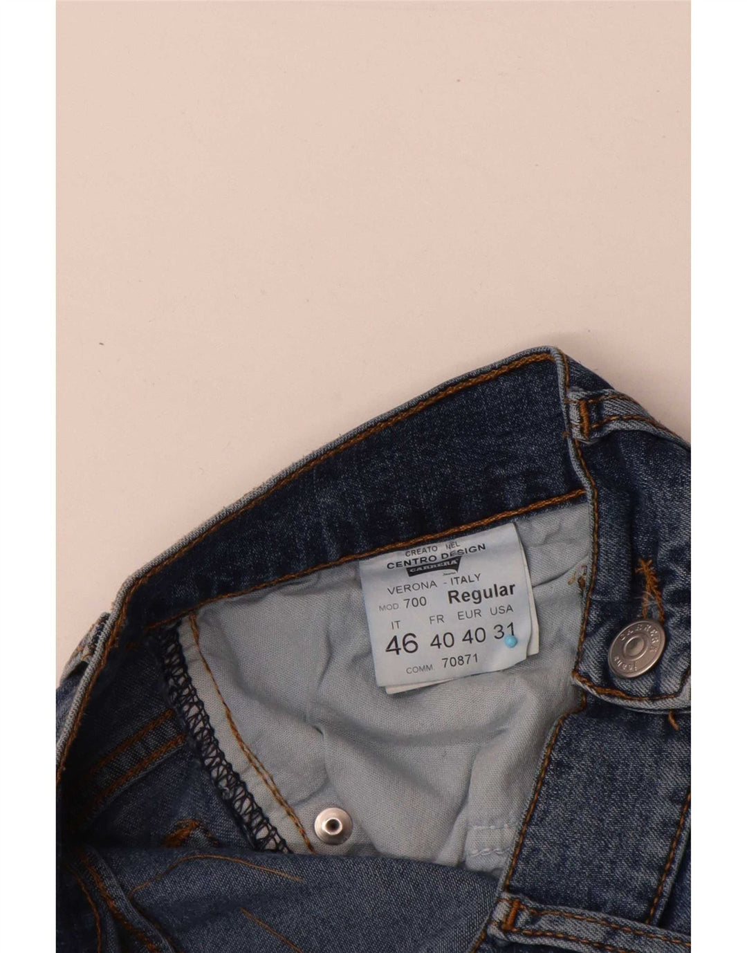 Blugi Carrera 700 Regular Slim pentru bărbați L31 L34 Bumbac albastru