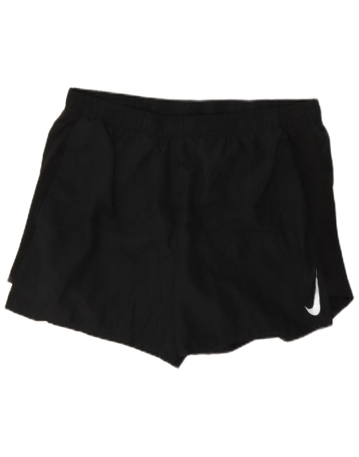 Pantaloni scurți sport Nike Dri Fit pentru bărbați, poliester mediu negru