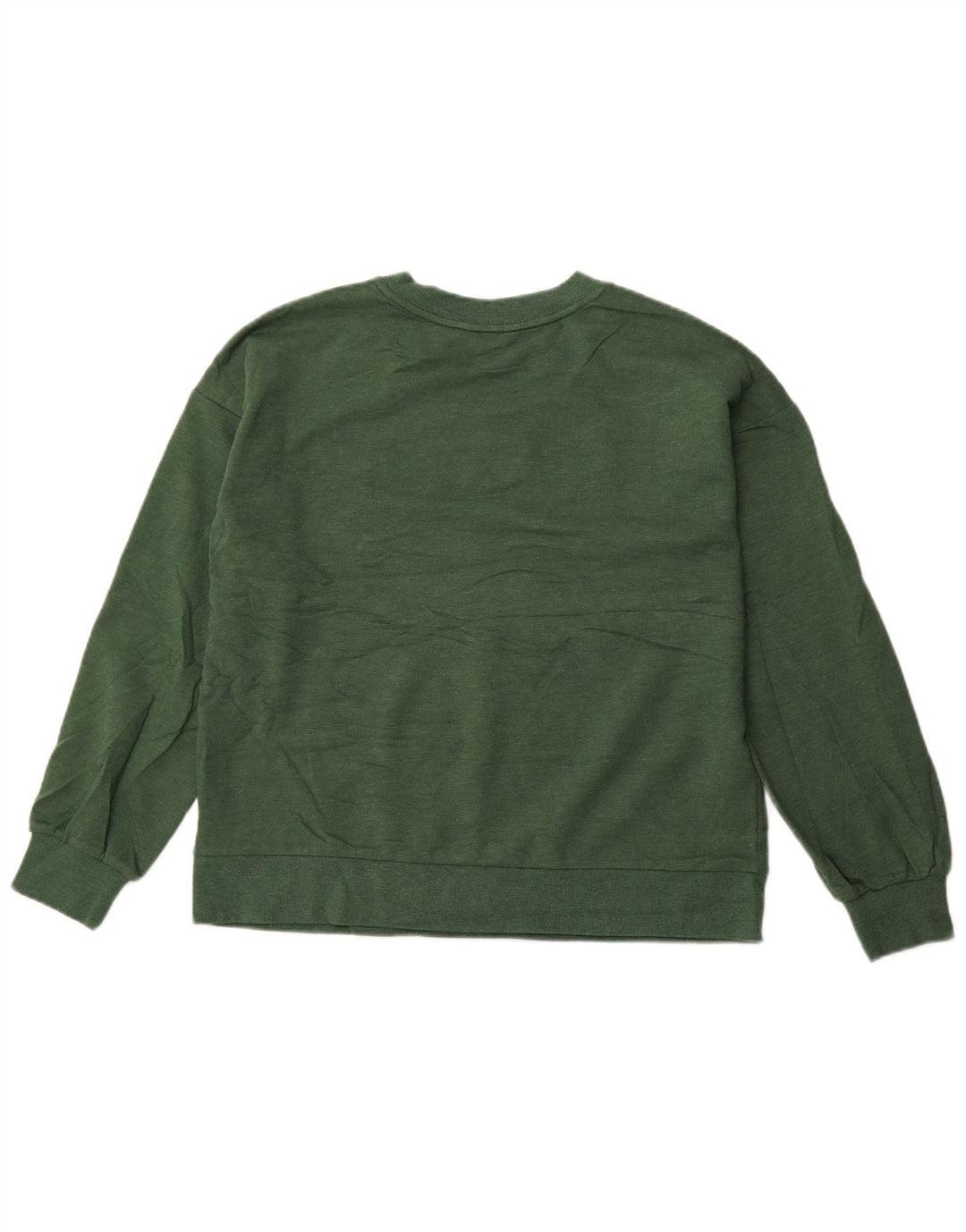 EDDIE BAUER Pulover pentru damă, UK 14, bumbac verde mediu
