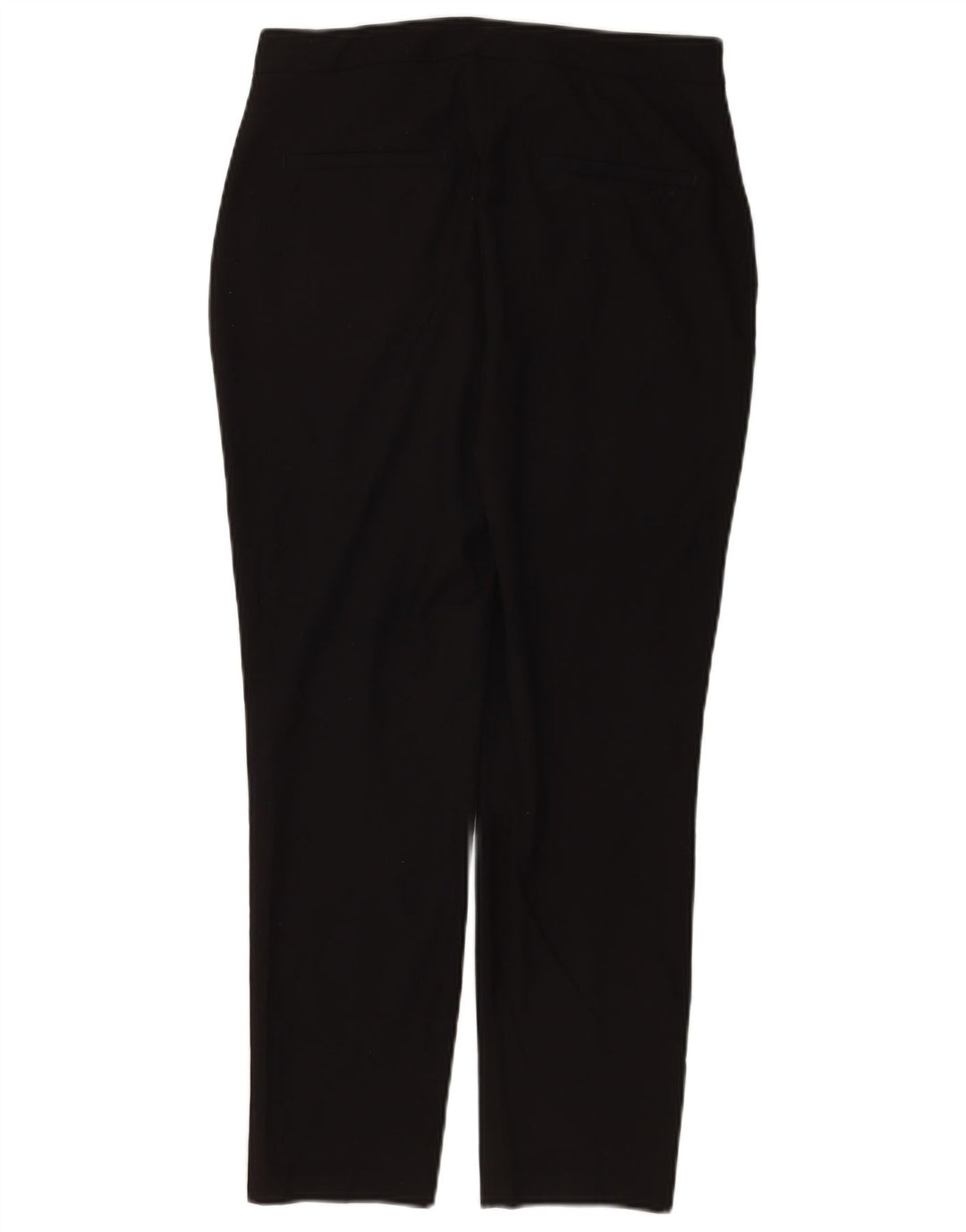 Pantaloni tăiați pentru femei Zara EU 38 Mici L28 L26 Poliester negru