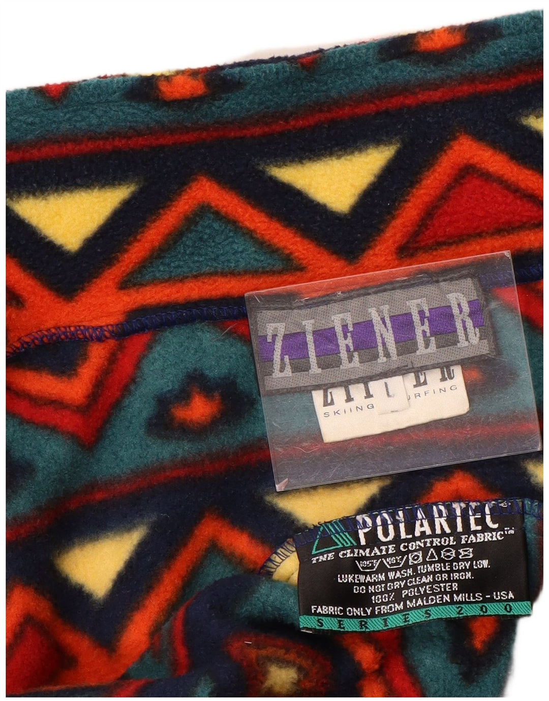 Jachetă polar pentru bărbați Polartec UK 40 Poliester geometric multicolor mare